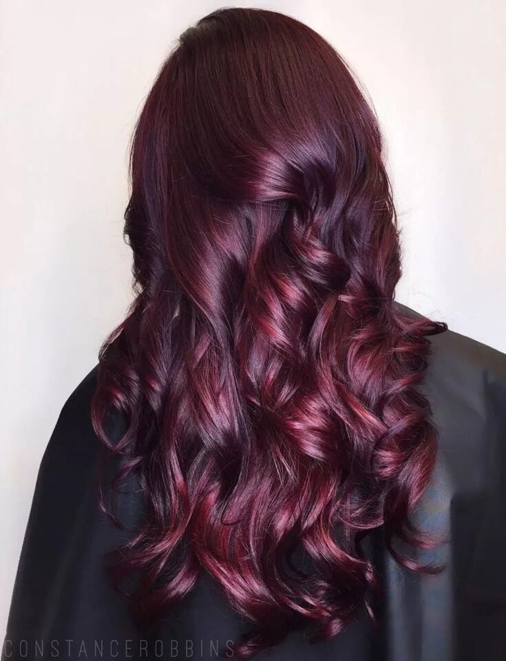 Как выглядит цвет бургунди Pin on Beauty!! Wine hair color, Wine hair, Hair color burgundy