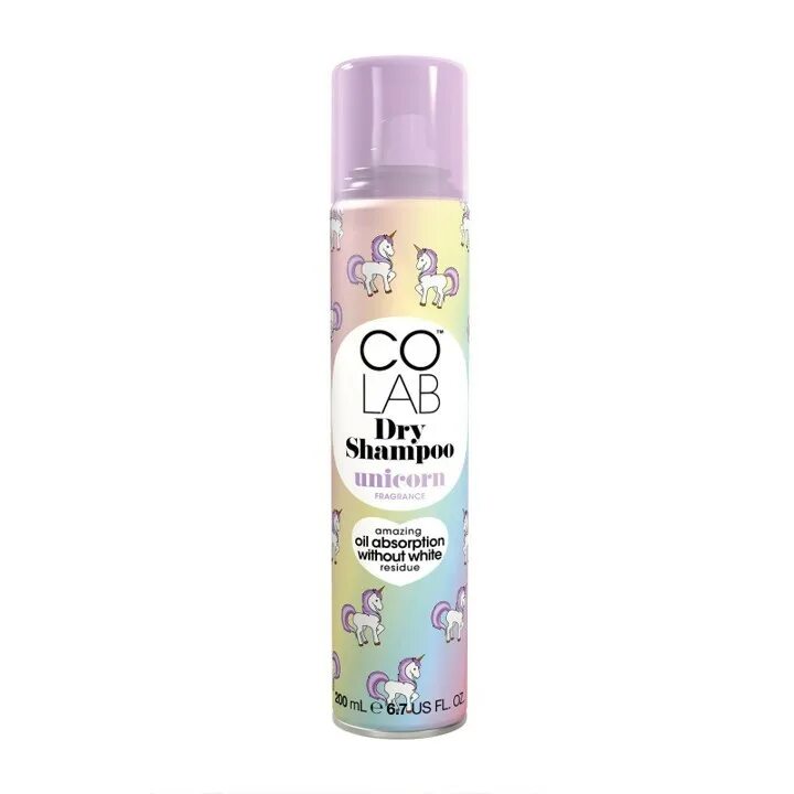 Colab c. Шампунь с единорогом. colab сухой шампунь flowers, 200 мл. colab сухой шампунь original, 200 мл. сухой шампунь, colab 200 мл.