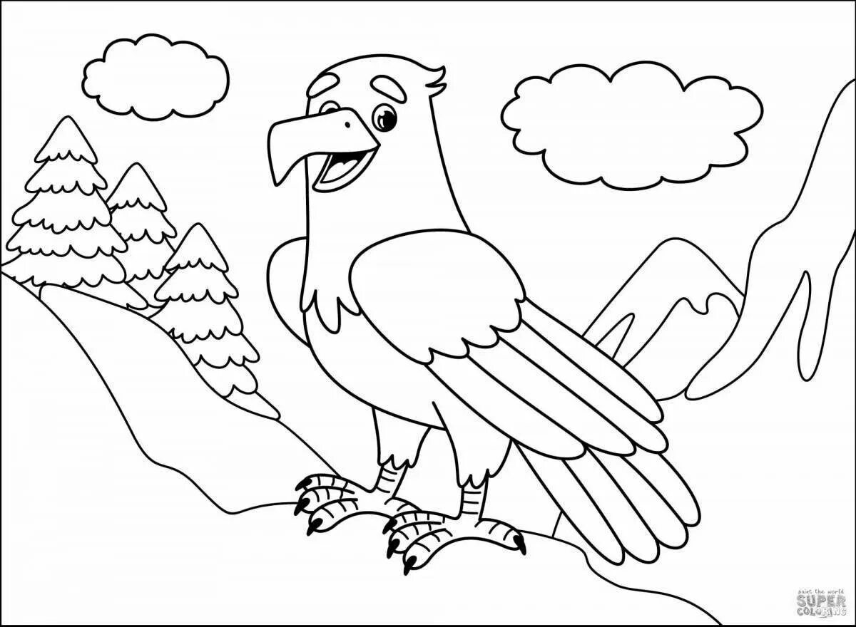 Орленок картинка раскраска. Орленок картинка раскраска. Птицы раскраска для детей. Орленок картинка раскраска. Орел раскраска для детей.