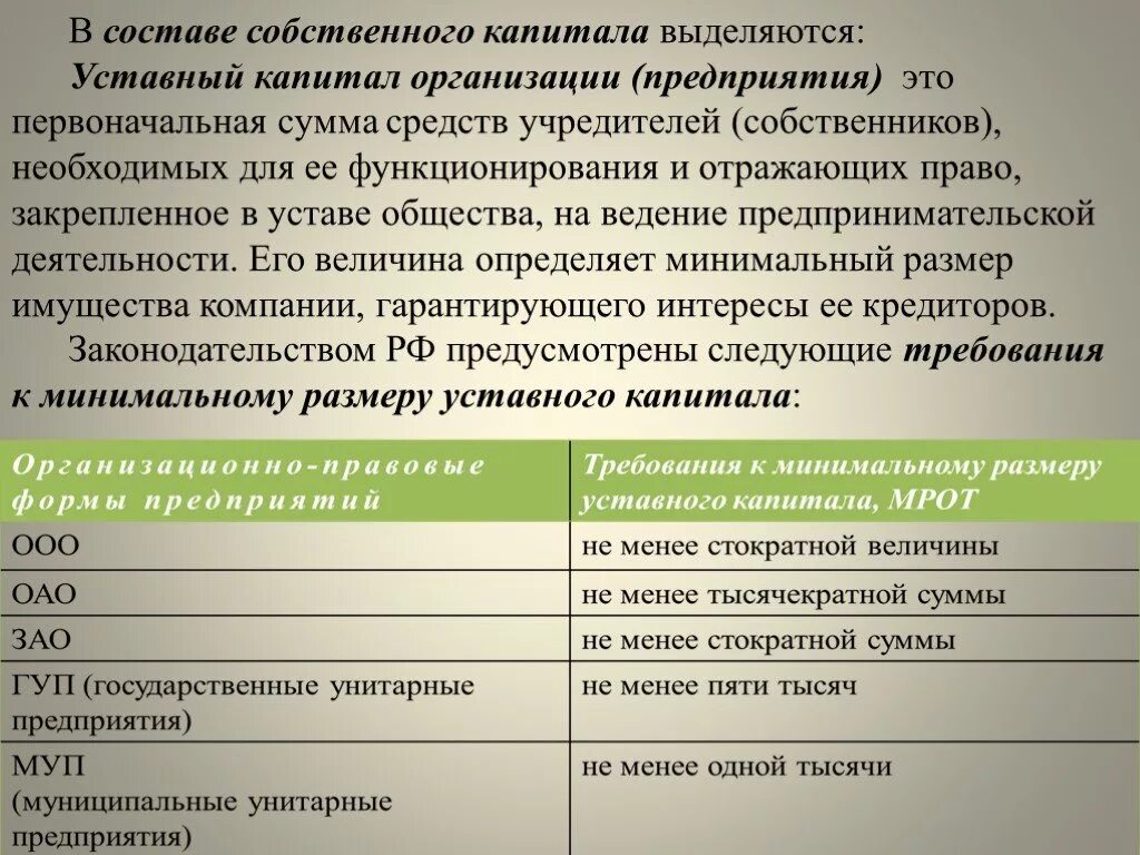 Минимальный размер капитала ооо. Размер уставного капитала компании?. Размер уставного капитала юридических лиц. Собственник капитала в ООО. Величину уставного капитала предприятия.