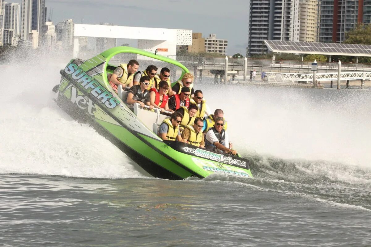 Boat Ride Gold Coast. Jet Boating. Monster Jet Boat. SEAWORLD город Surfers Paradise. The new coast