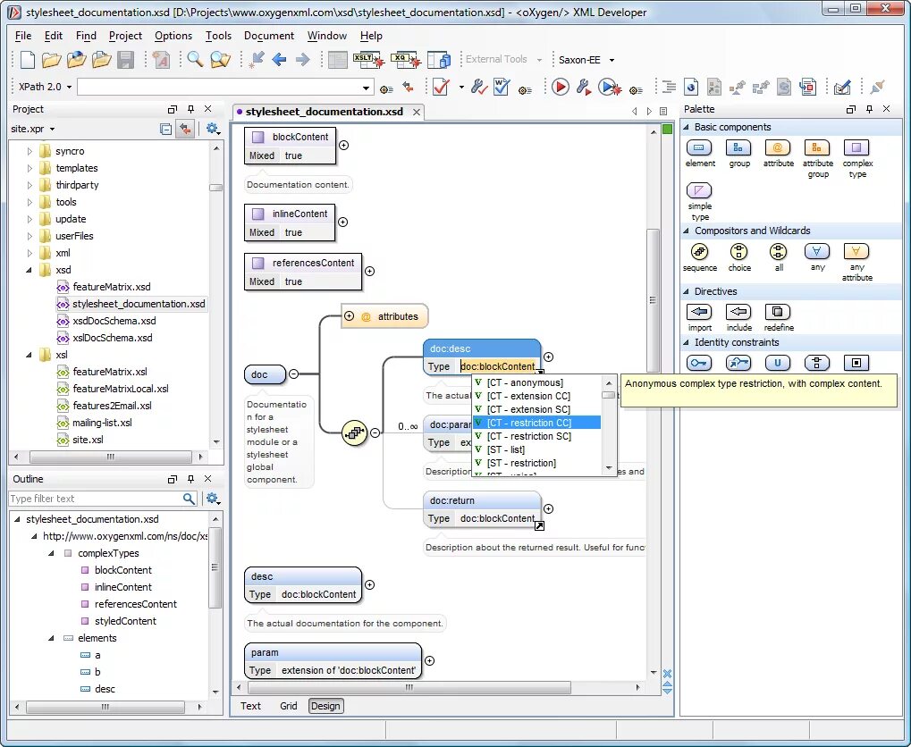 Oxygen xml. Xml схема. xsd схема. oxygen xml editor xsl. блумайнд редактор схем.