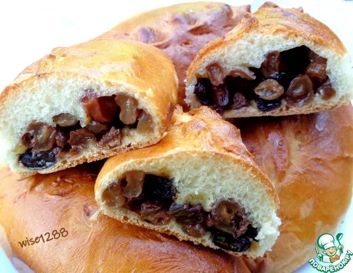 Пирожки с изюмом рецепт