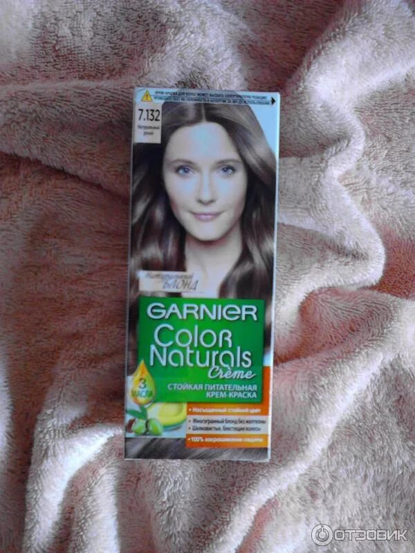Отзыв о Краска для волос GARNIER Color Naturals с 3 маслами Олива, Авокадо и Кар