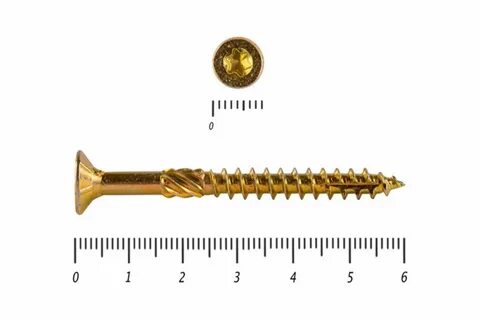 Саморез желтый torx