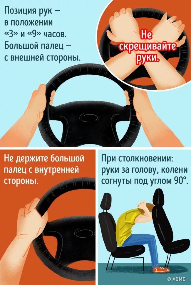 Как правильно держать руль при вождении. Положение рук на руле. Положение рук на руле автомобиля. Правильное расположение рук на руле.