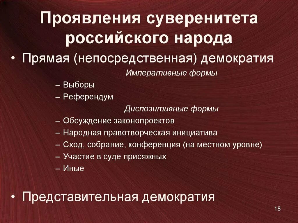 Суверенитет и правовая система. Формы суверенитета. Формы проявления суверенитета. Проявление национального суверенитета. Суверенитет народа и формы его проявления.