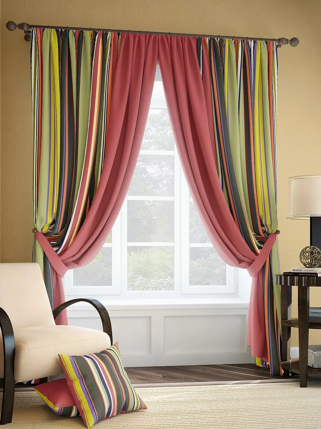 Шторы. Двухцветные шторы. Шторы реалтекс венге. Шторы в гостиную двухцветные. Штора 2.