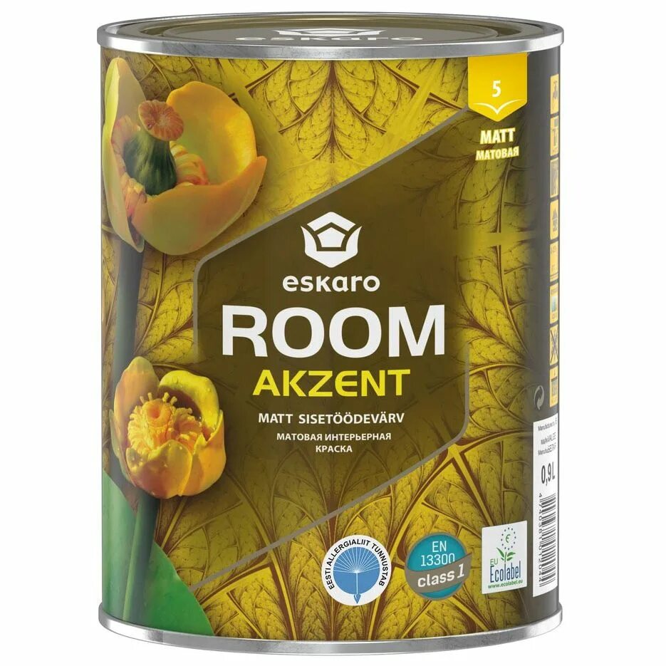 Краска eskaro. Краска водоэмульсионная eskaro akzent. eskaro room akzent матовая краска. eskaro акриловая краска. eskaro akzent spa краска для помещений с постоянной влажностью.