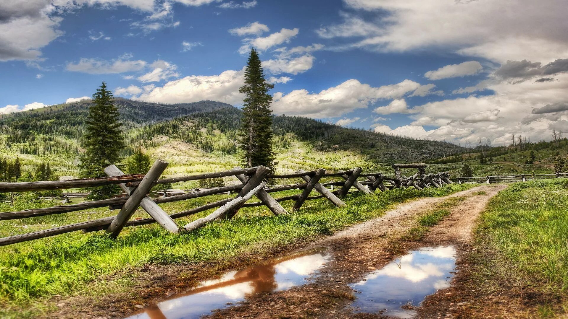 Country post. Кантри Роудс. Природа HDR. Обои на рабочий стол деревня. HDR обои.