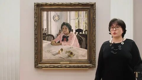 Девочка с персиками в третьяковской галерее
