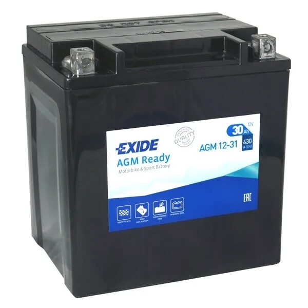 Battery 30. Аккумулятор Exide AGM 12-31. Аккумулятор Exide 12ah. Аккумулятор Exide AGM 1214. АКБ 12v30ah (166х130х175.