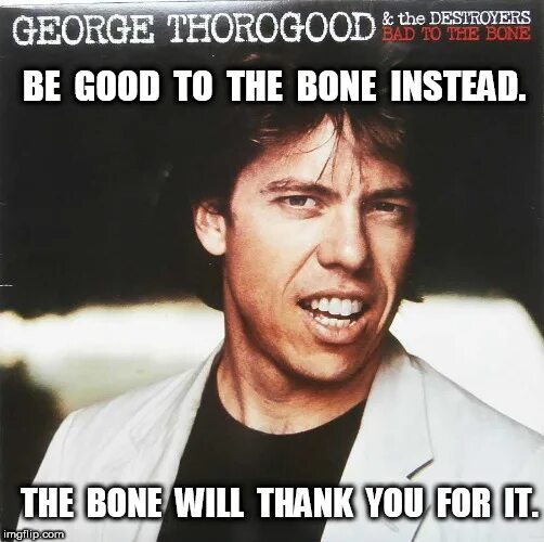 Bad to the bone george. Джордж Торогуд 1982. Bad to the Bone Джордж Торогуд. George Thorogood & the Destroyers - Bad to the Bone. Обложка альбома George Thorogood Bad to the Bone.