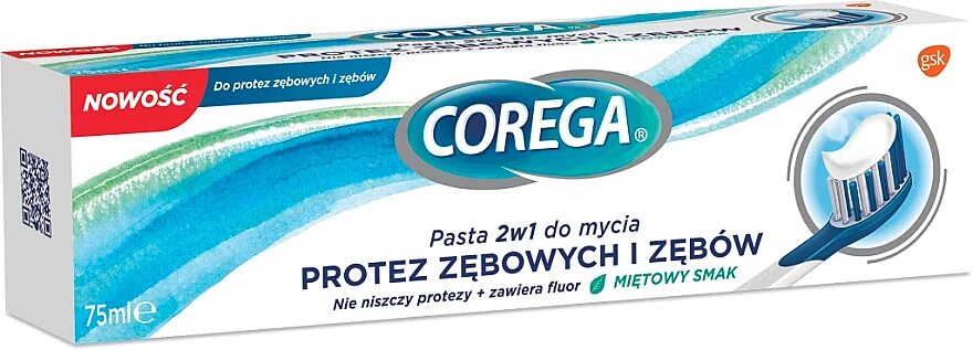 Паста для съемных протезов. Зубная паста корега для протезированных зубов. корега паста для протезов. паста корега 2 в 1. зубная паста корега 2 в 1.