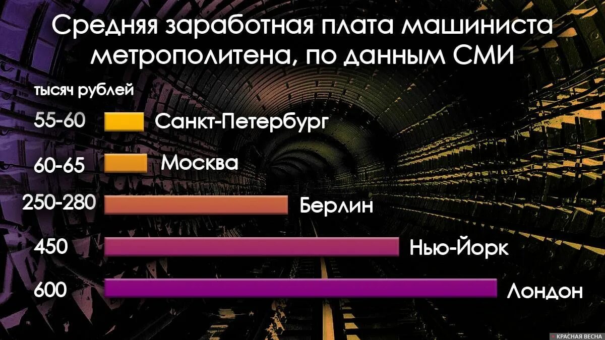 Сколько платят в питере