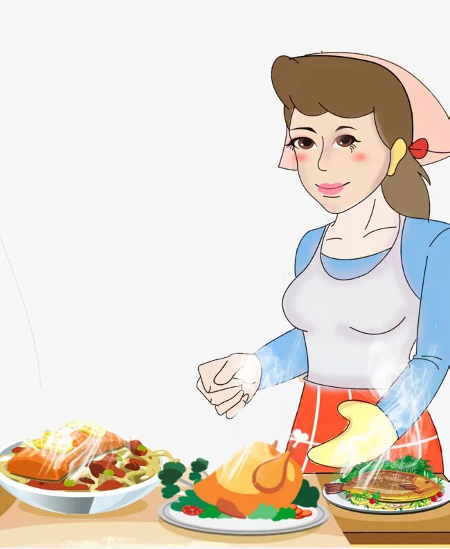 Do your mum cook dinner