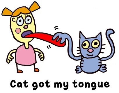 cat got my tongue - new design.