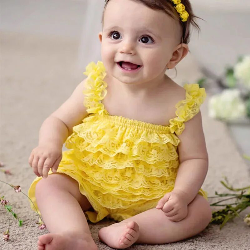 Baby and yellow