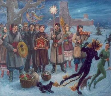 Русский праздник колядки