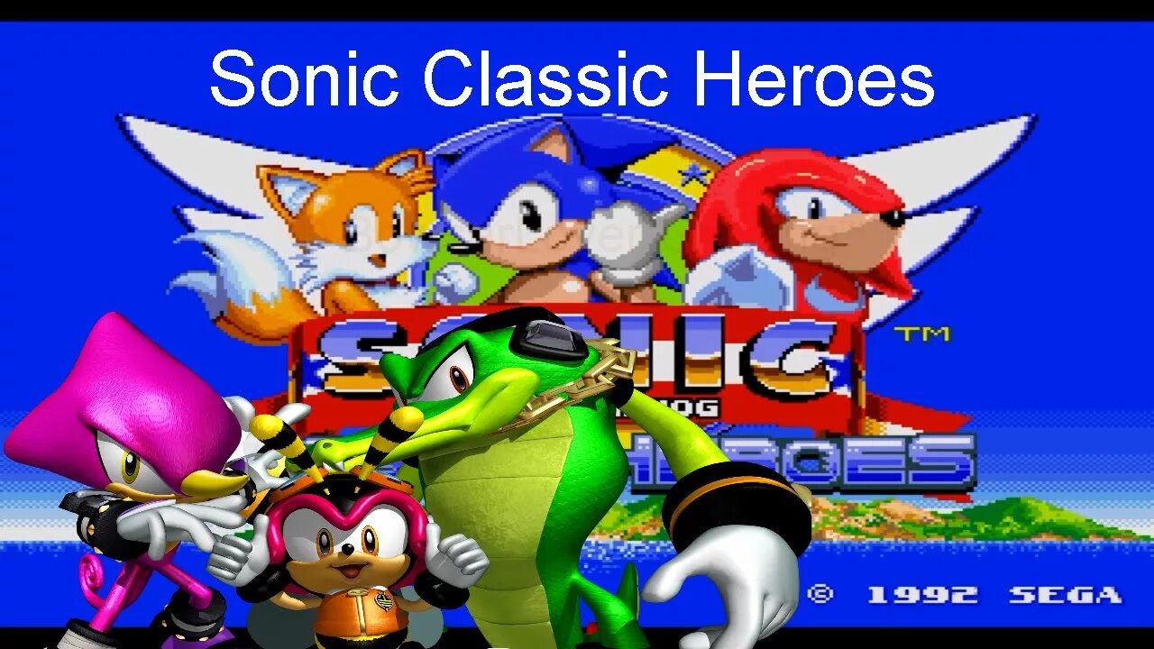 Sonic classic играть. Sonic Classic Heroes Chaotix. Sonic Heroes Классик. Sonic Classic Heroes 2. Соник классические герои.
