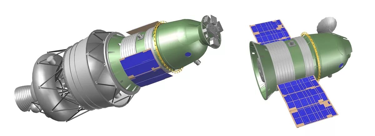 "Зонд-7"/7к-л1 (11ф91 №11). Союз 7к-лок. КК 7к-л1 (зонд-7а). Ракета Протон зонд 7к-л1.