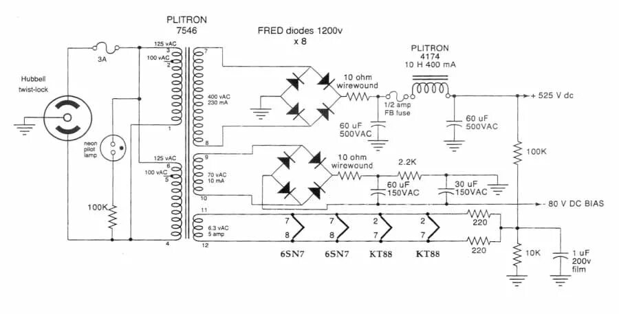 Блок питания лампового усилителя. Источник питания для лампового усилителя схема. БП для лампового усилителя схема. Блок питания лампового УНЧ схема. Блок питания для однотактного лампового усилителя.