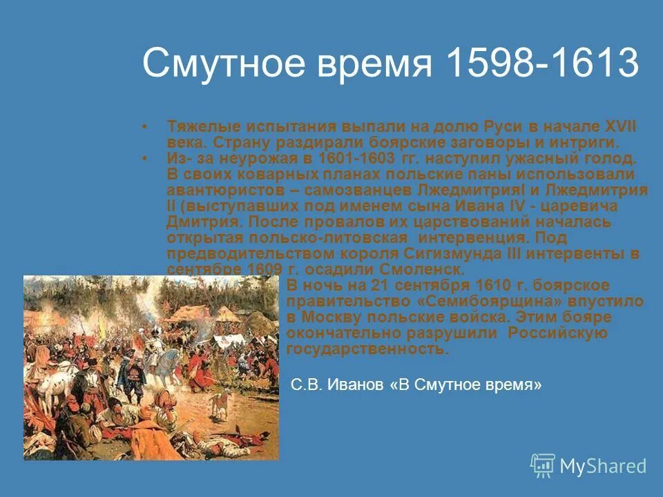 Смутное время какие события произошли. Смута в России 1603-1613. Смута 16-17 века. Период смуты на Руси. Начало смуты на Руси.