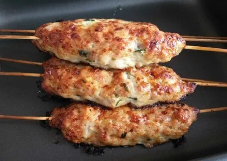 Люля кебаб из куриного фарша в духовке