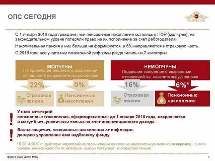 Обязательное пенсионное страхование нпф