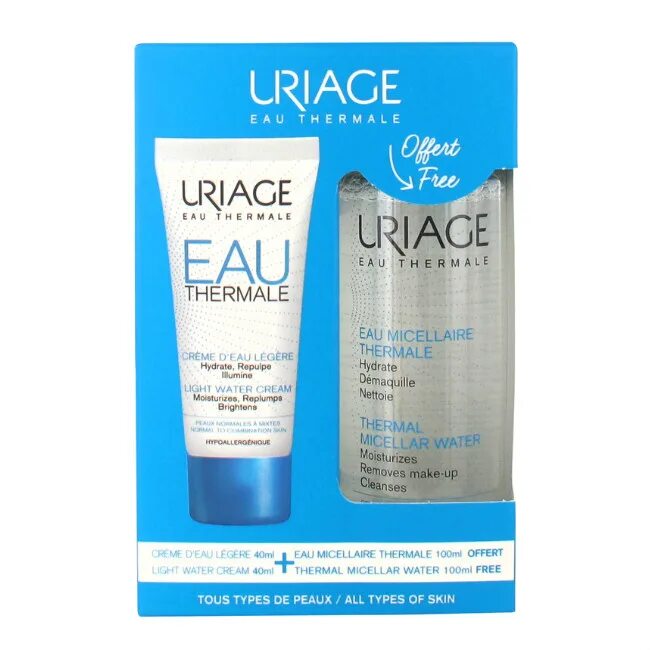 Набор Uriage Eau Thermale. Крем Uriage Eau Thermale. Uriage увлажняющий крем для лица Eau Thermale. Uriage о'Термаль набор (крем для рук увлажняющий 2х50 мл). Увлажняющий крем eau