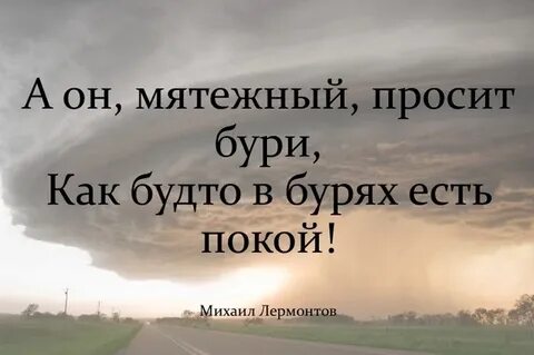 Как будто в буре есть покой стихотворение