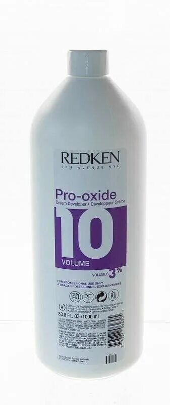 Redken Pro-Oxyde 30vol. - Крем-проявитель 9% 1000 мл. Крем-оксид Redken Pro-Oxide 20vol. Pro оксид Redken 3%. Redken Pro-Oxyde 40vol. - Крем-проявитель 12% 1000 мл.