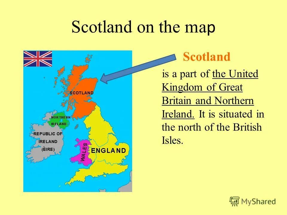 Where is Scotland. Where is Scotland situated. What is Scotland Washed by. Situated in. Where is the situated ответ