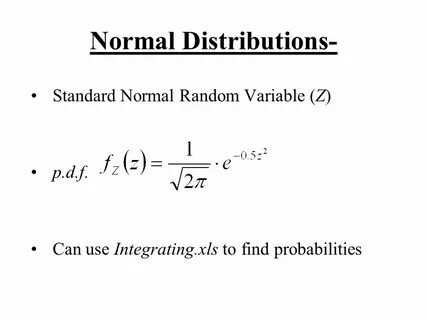Normal random variable