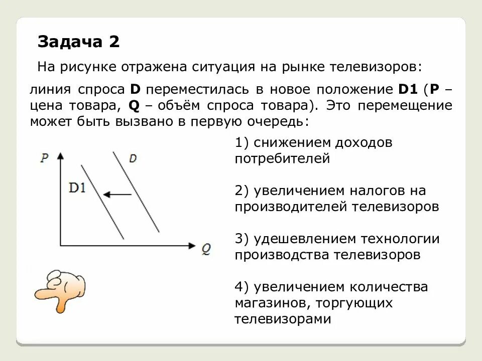 Отражается на рынке. На рисунке отражена ситуация на рынке телевизоров. Линия спроса. Перемещение линии спроса. Задачи на спрос 10 класс.