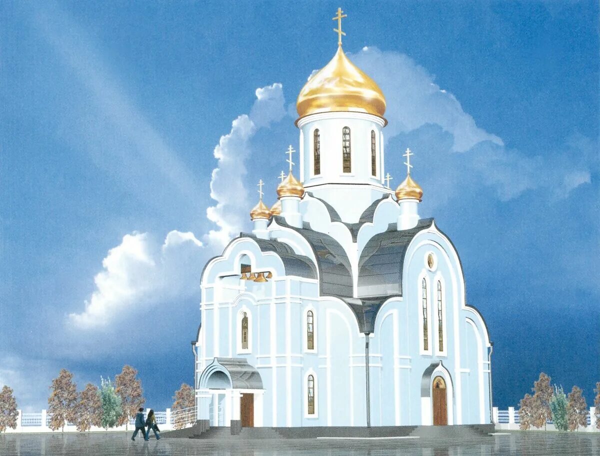 Храмы на левом берегу