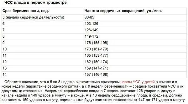 Определение пола по чсс
