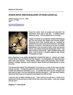 Artist's statement