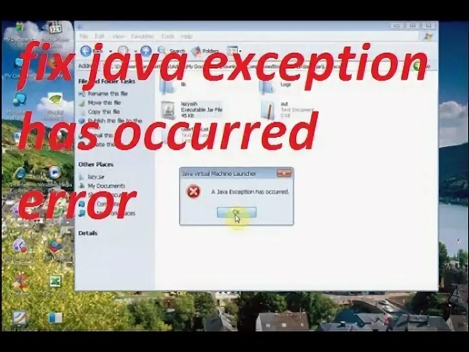 Java exception parse error. A java exception has occurred. a java exception has occured как исправить без переусиановки.