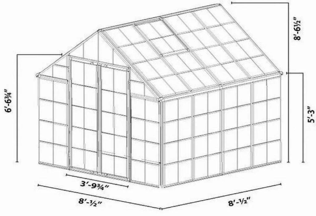 Теплица 6 метров своими руками. Теплица 5.5х4 из поликарбоната чертеж. Теплица 3х6 поликарбоната двухскатная. Чертеж теплицы 3х5. Теплица Прямостенная чертеж с размерами.