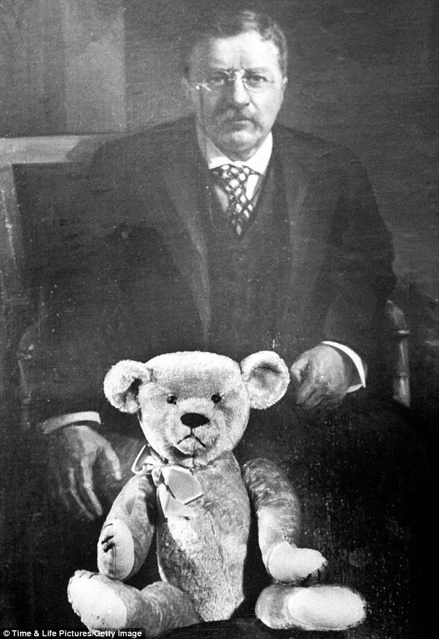 Истории тедди. Мишка Тедди Рузвельт. Первый мишка Тедди 1903.
