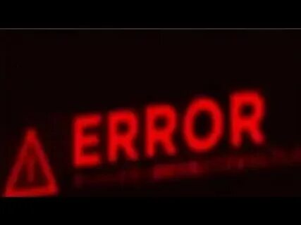 Streaming error