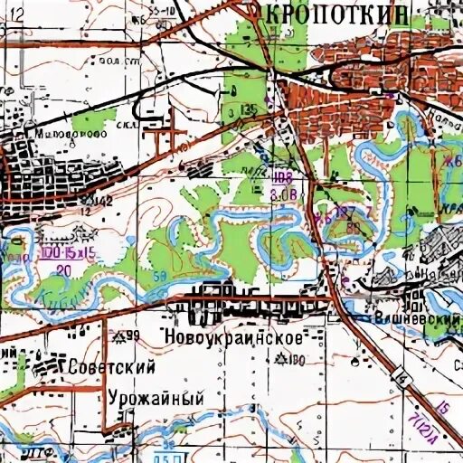 Карта кропоткина