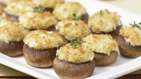 Грибы в духовке с сыром и чесноком