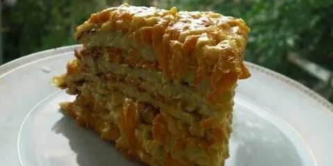 Торт из моркови и майонеза