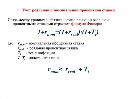 Заработная плата с учетом инфляции это