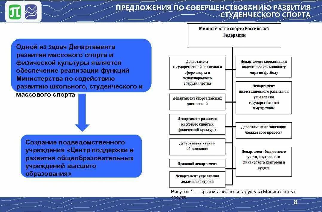 Задачи спортивной организации