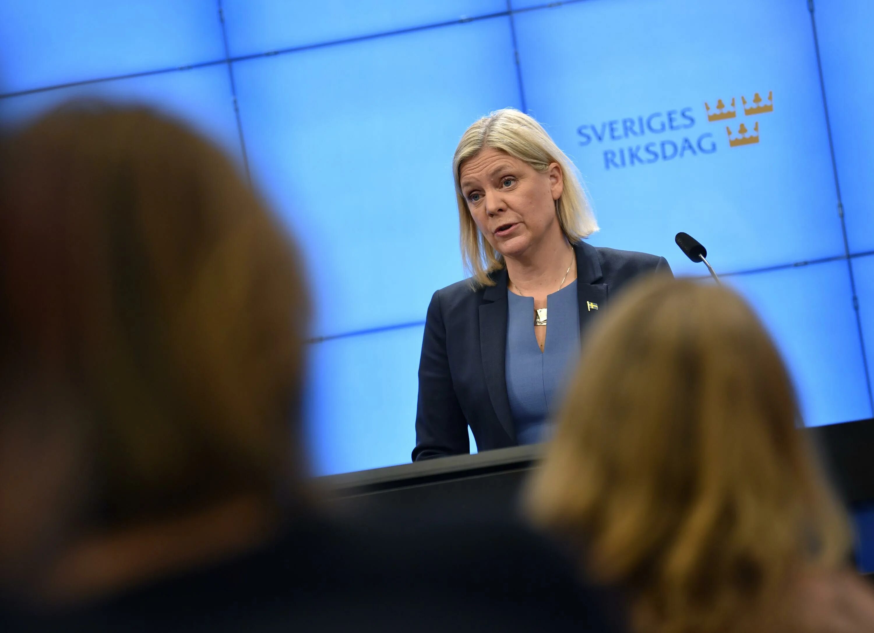 Министр подал в отставку. Премьер-министр Швеции Магдалена. Шведский премьер Магдалена Андерссон. Премьер министр Швеции 2023 год.