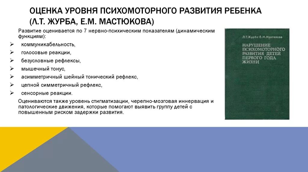 Оценка психомоторного развития ребенка. Оценка психомоторного развития ребенка проводится по методике. Показатели психомоторного развития младенца. Уровни оценки психомоторного развития.