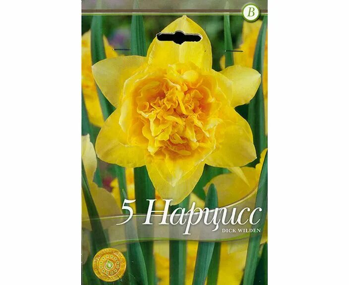 Нарцисс Махровый Дик Вилден 12-14/5шт: купить в Нижнем Тагиле по цене 287 рублей